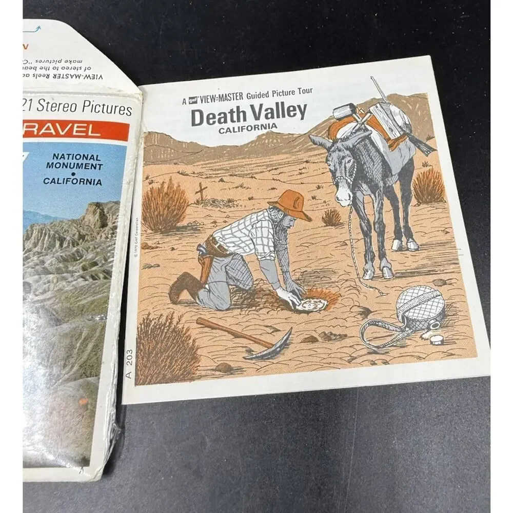 1970 GAF View-Master Death Valley National Monument California 3 Reel Pack